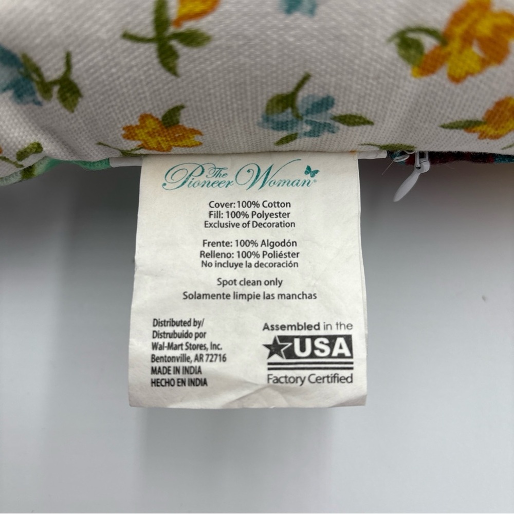 Pioneer Woman Charlie Pillow Bassett Hound Dog Pumpkin Embroidered Fall Truck - Picture 8 of 10